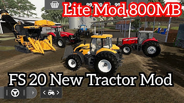 Fs 20 New Tractor Mod| Fs 20 New Lite Mod #farminggames #fsskills #fs20gameplay