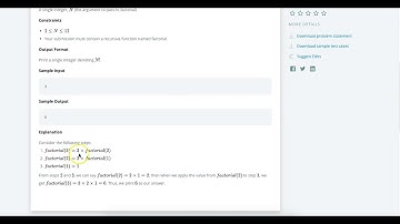 Hackerrank 30 days of code Java 8 Solution: Day 9: Recursion
