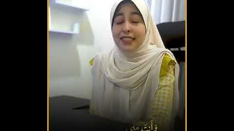 @zahra_layq أبداع وخشوع رائع من النابغة الزهراء لايق ختام سوره المائده أبكت الحضور 😢😢