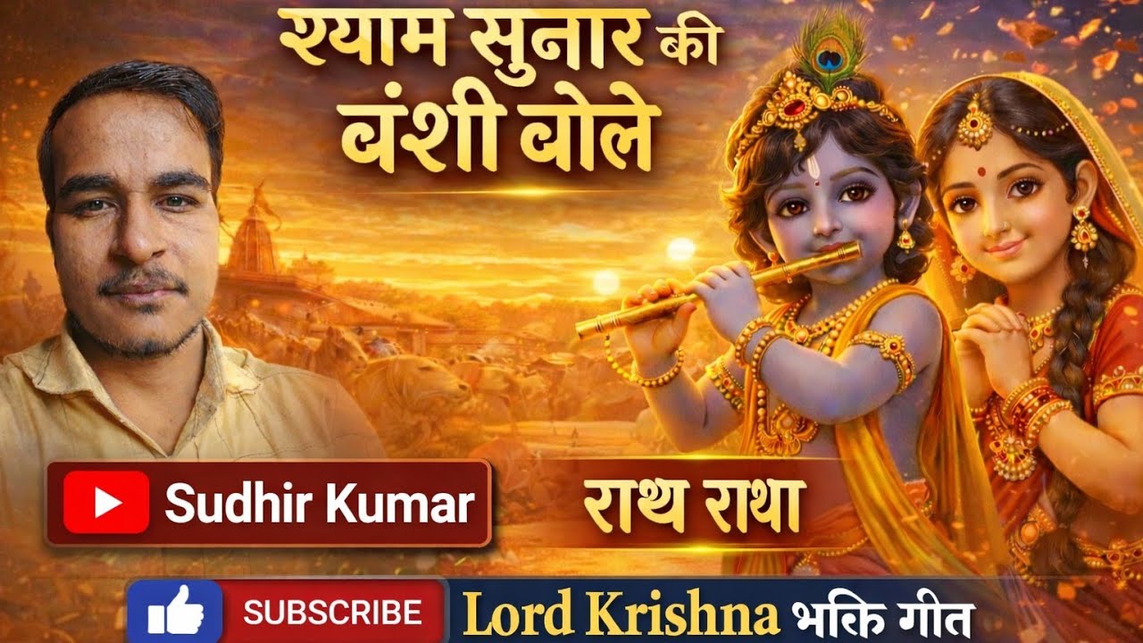 श्याम सुनार की बंशी बोले | श्री राधा राधा भजन | बाल रूप Lord Krishna भक्ति गीत🪔🙏🪔Tranding song 2026