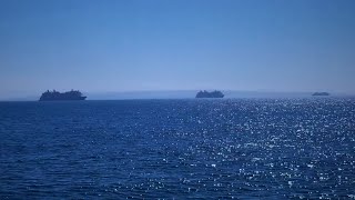 Cruise Ships Anchored at Sea and Out of Commission During the Pandemic @lovecruiselife