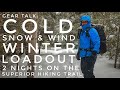 Gear Talk: 2 Winter Nights On The Superior Trail Backpack Loadout