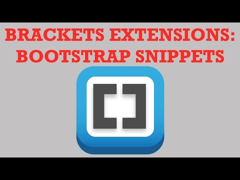 Brackets Extensions  - Bootsrap Sarter Template and ACB Bootstrap Snippets