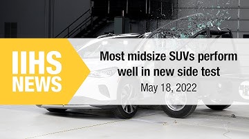 Most midsize SUVs perform well in new side test - IIHS News