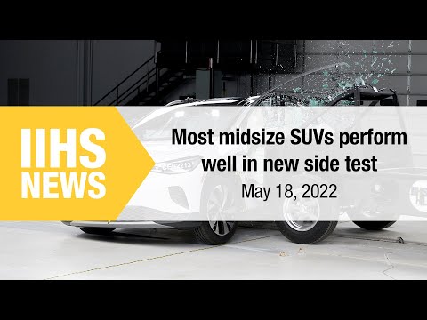 Most midsize SUVs perform well in new side test - IIHS News
