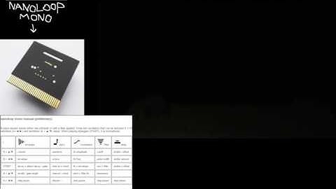 GameBoy Synthesizer W/ Nanoloop Mono - Earliest Sessions