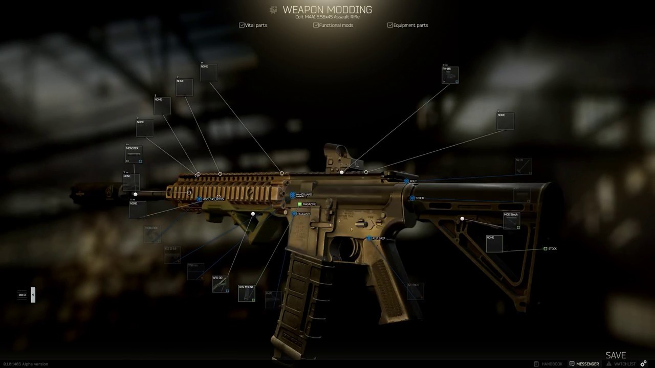 Escape From Tarkov M4 Modding