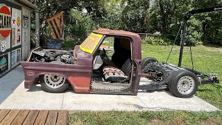 Affordable Muffler Delete & Body Swap Welding: 1968 Ford F350 on Lincoln Town Car Chassis