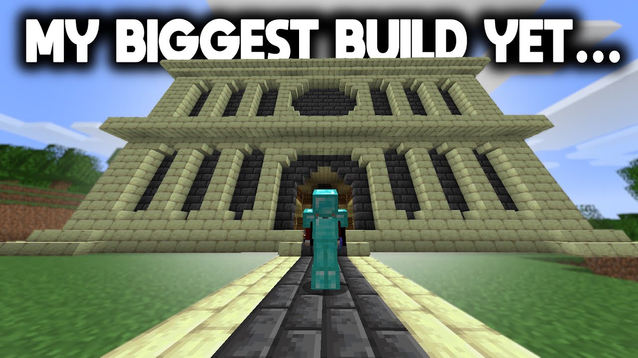 My BIGGEST Build Yet in Hardcore Minecraft... (31) - YouTube