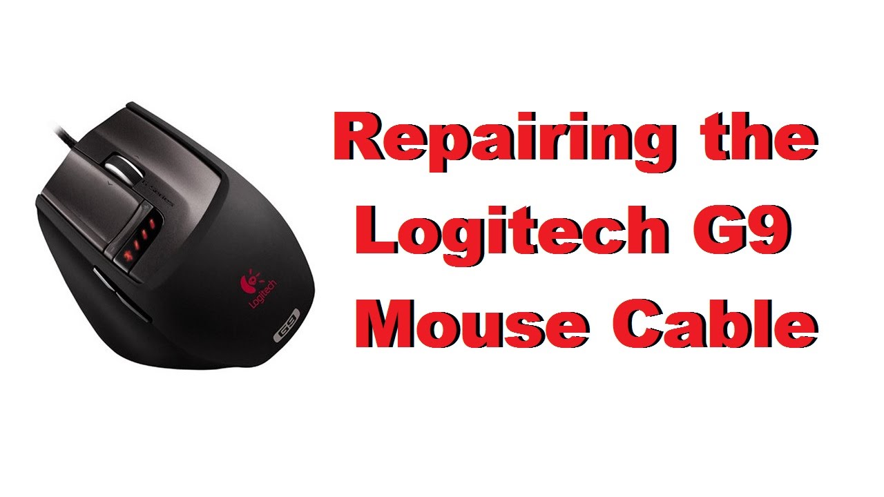 Dem Skriv email Lige Logitech G9 Mouse Cable Repair and Fix - YouTube