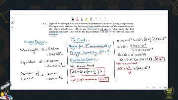 11th Physics CH 9  LEC  9.16 ||  Numerical problem, problems # 9.1 and 9.2