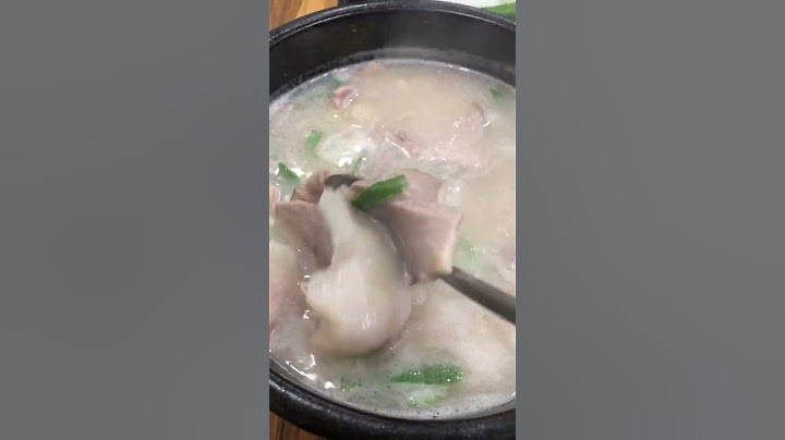 Traditional food in Busan Pork rice soup #shorts #asmr #satisfying #busan #food #traditionalfood