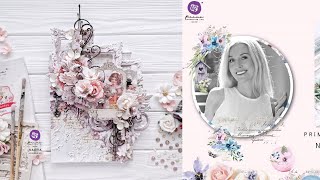 SHABBY CANVAS FOR PRIMA MARKETING FEATURING LOVE NOTES COLLECTION