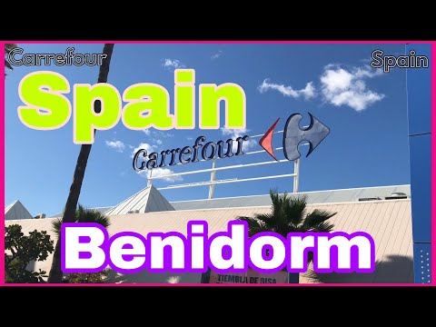 Carrefour Spain Super store Carrefour Benidorm Centero comercial#subscribe #benidorm ✌️✌️