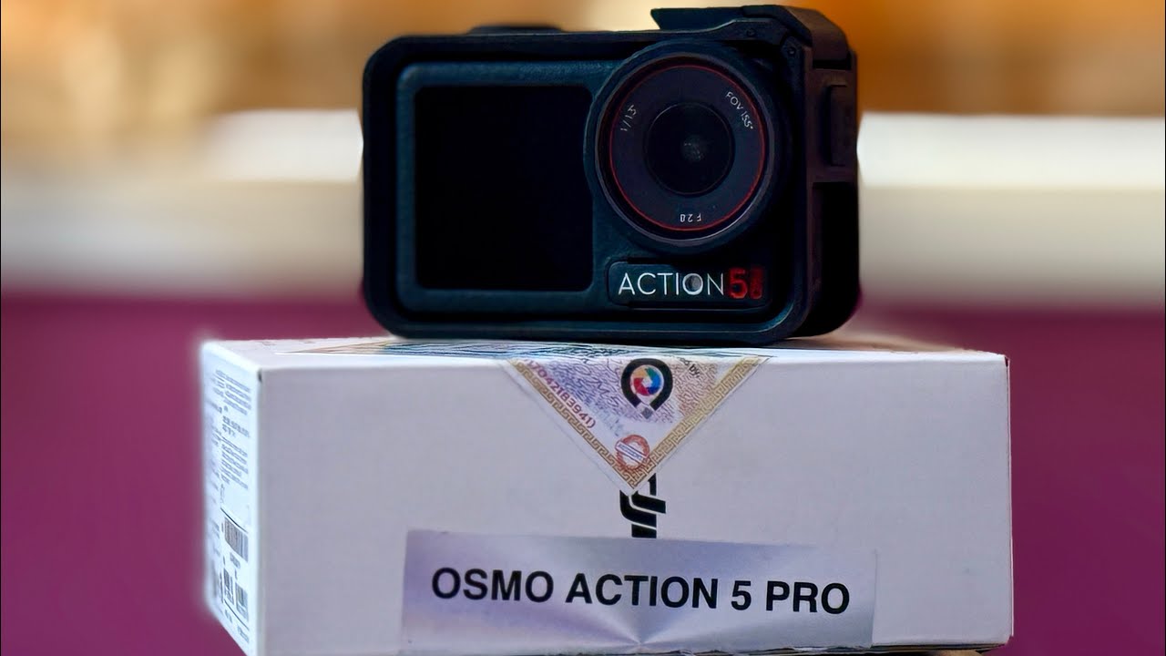 Unboxing and first look of DJI Action5pro. 