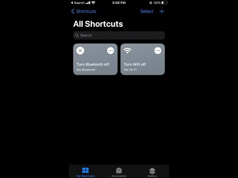 iOS 14.4.1 | Turn off WiFi & Bluetooth by using shortcut widgets only No more annoying auto-connect!