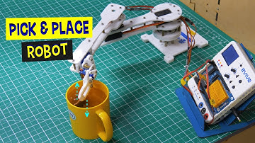 How to make Robotic Arm - Pick and Place Robot | DIY Projects