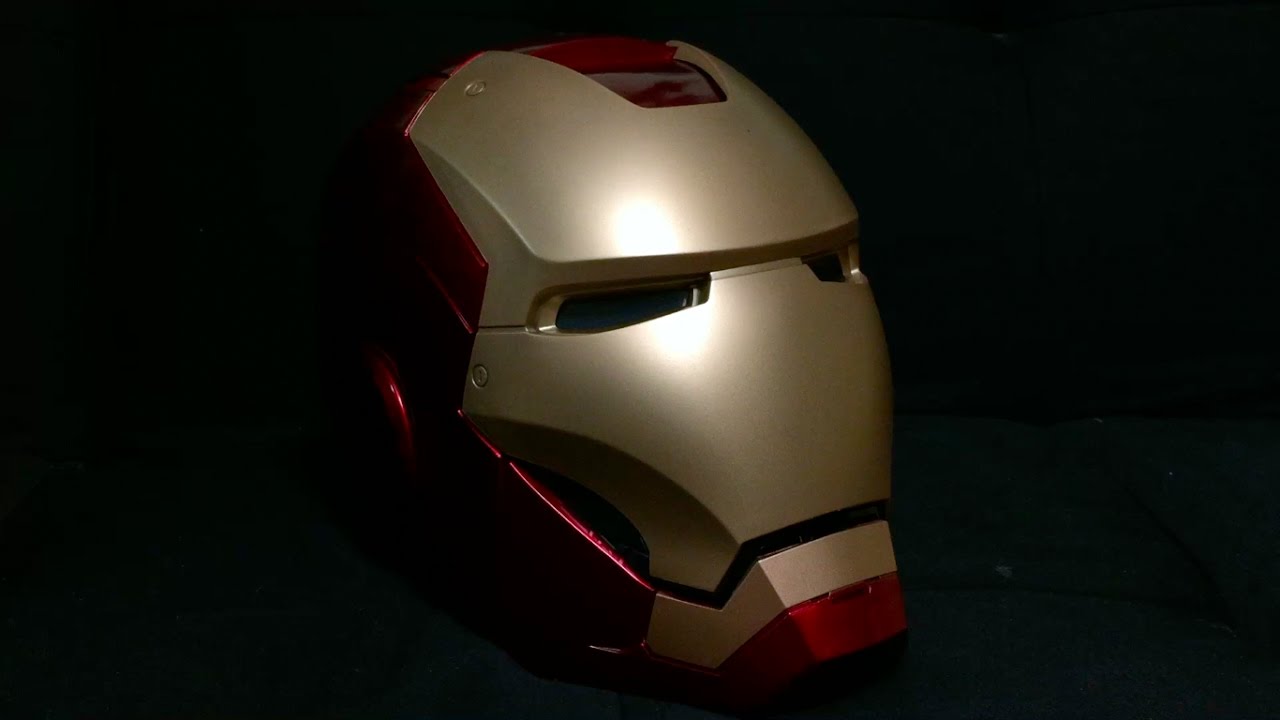 Marvel Legends Series Iron Man Electronic Helmet UNBOXING + REVIEW ...