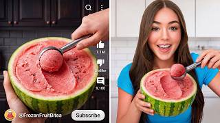 I Made The VIRAL Fruit Ice Cream At Home! screenshot 5