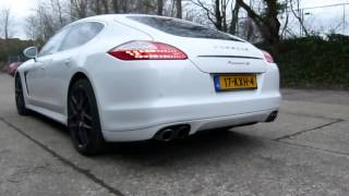 Porsche Panamera 4S - Cutouts Kleppen In Origineel Uitlaatsysteem - Www.uitlaten.com -