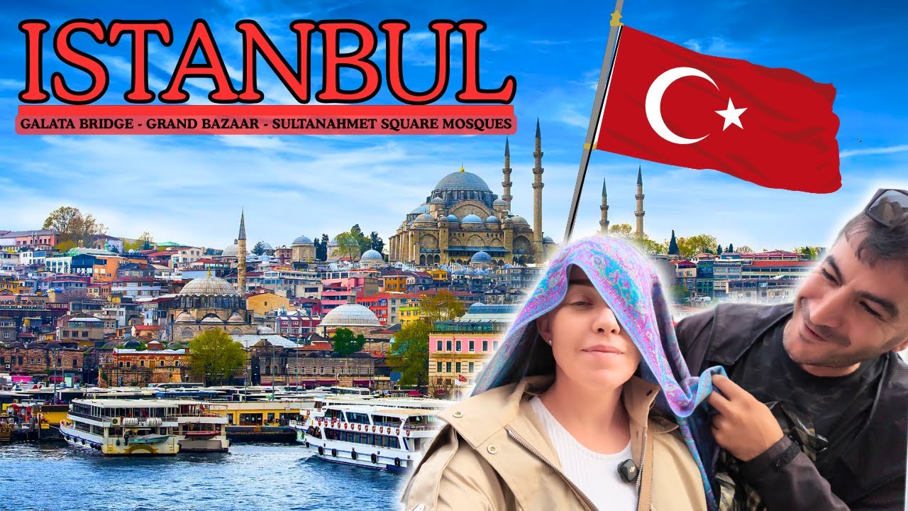 Daily Vlog in Istanbul - Galata Bridge - Grand Bazaar - Sultanahmet Square Mosques