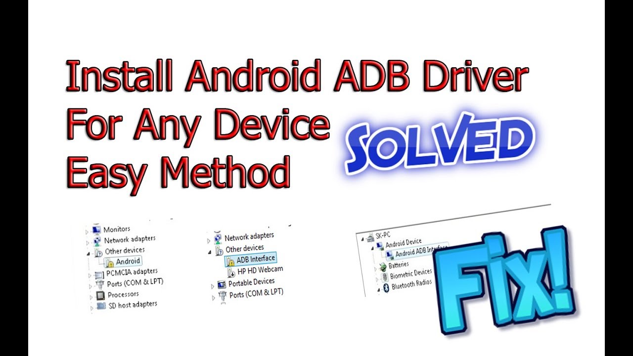 Adb Driver Install Windows 7 8 10 Tutorial | Install Adb Drivers For Any Android Device