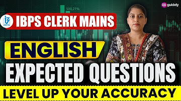 IBPS Clerk Mains English | English Most Repeated & Expected Questions | By Shefa Ma’am