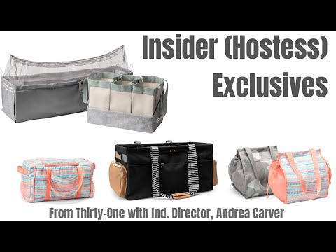 Hostess (Insider) Exclusives from Spring/Summer 2022  from Thirty-One | Ind. Director, Andrea Carver