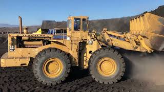 Caterpillar 992B Wheel Loader Loading Lorries With Coal - S.g.m Melidis