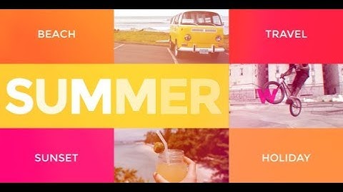 After Effects Template: Summer
