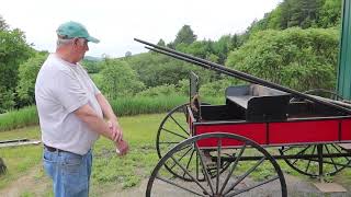 Steve of Tillotson Trading shows us a Buckboard