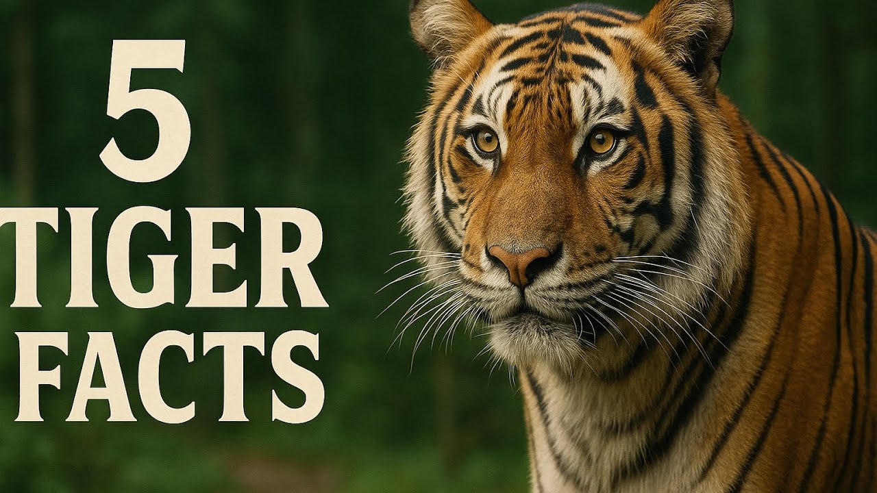 5 Shocking Tiger Facts You Didn’t Know! #tiger #facts #animals #