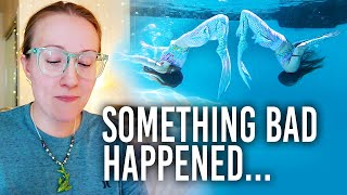 Mermaid Swimming Vlog // The worst thing that could have happened...