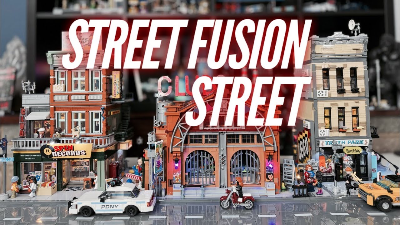 Making Lumibricks Street Fusion into a LEGO city compatible Street!