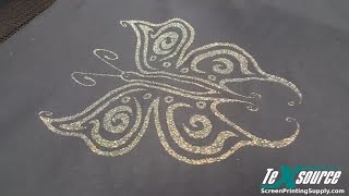 Screen Printing with Crystalina - Glitter Effects Ink