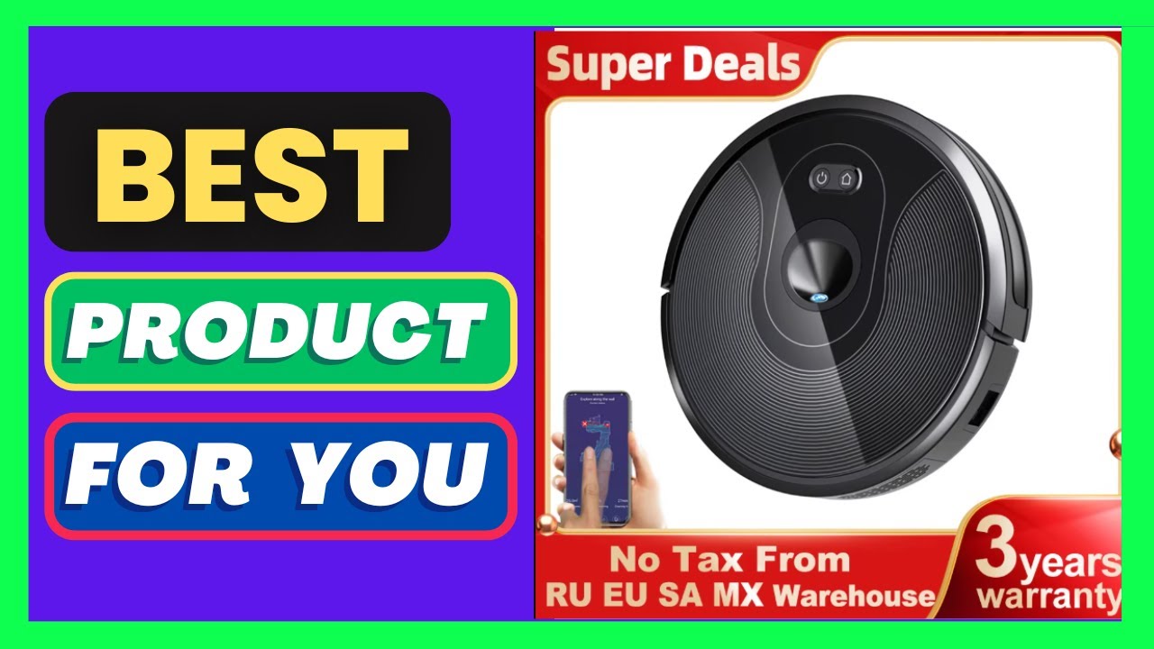 Robot Vacuum Cleaner ABIR X6Pro ,Smart Eye System,APP No-Go