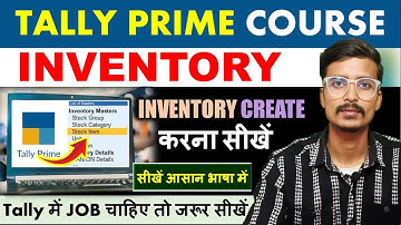 Tally Prime - Inventory Master | Stock Group, item, category, unit #tallyprime