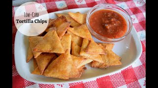 Low-Carb Tortilla Chips | Keto Tortilla Chips | Keto Cracker Recipes Homemade Low Carb Tortilla Chips Recipe In 2 Minutes