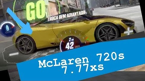 CSR2: McLaren 720s  7.77x shift pattern and tune