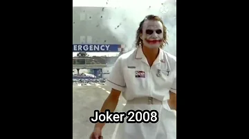 Evolution Of Joker Shorts Evolution 
