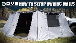 How to Setup OVS Awning Walls (Instructions/Tutorial)