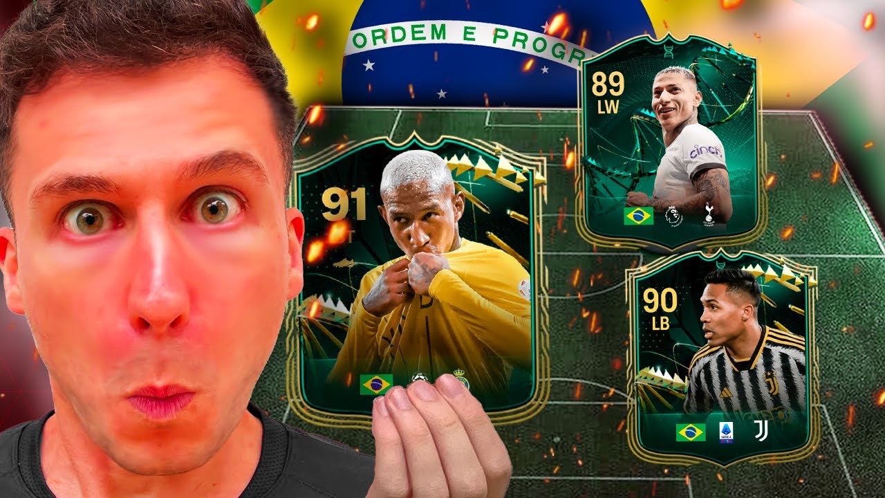 A PIOR WL DA HISTÓRIA!! MONTEI UM TIME SÓ COM OS BRASILEIROS EXÓTICOS E DEU MTO RUIM!! EA FC 24 UT