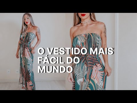 Vídeo: Como Costurar Um Vestido Cai-cai