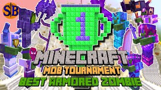 Strongest Modded Geared Zombie TOURNAMENT | Minecraft Mob Battle