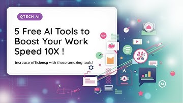 5 Free AI Tools That Will Boost Your Work Speed by 10X! 🚀