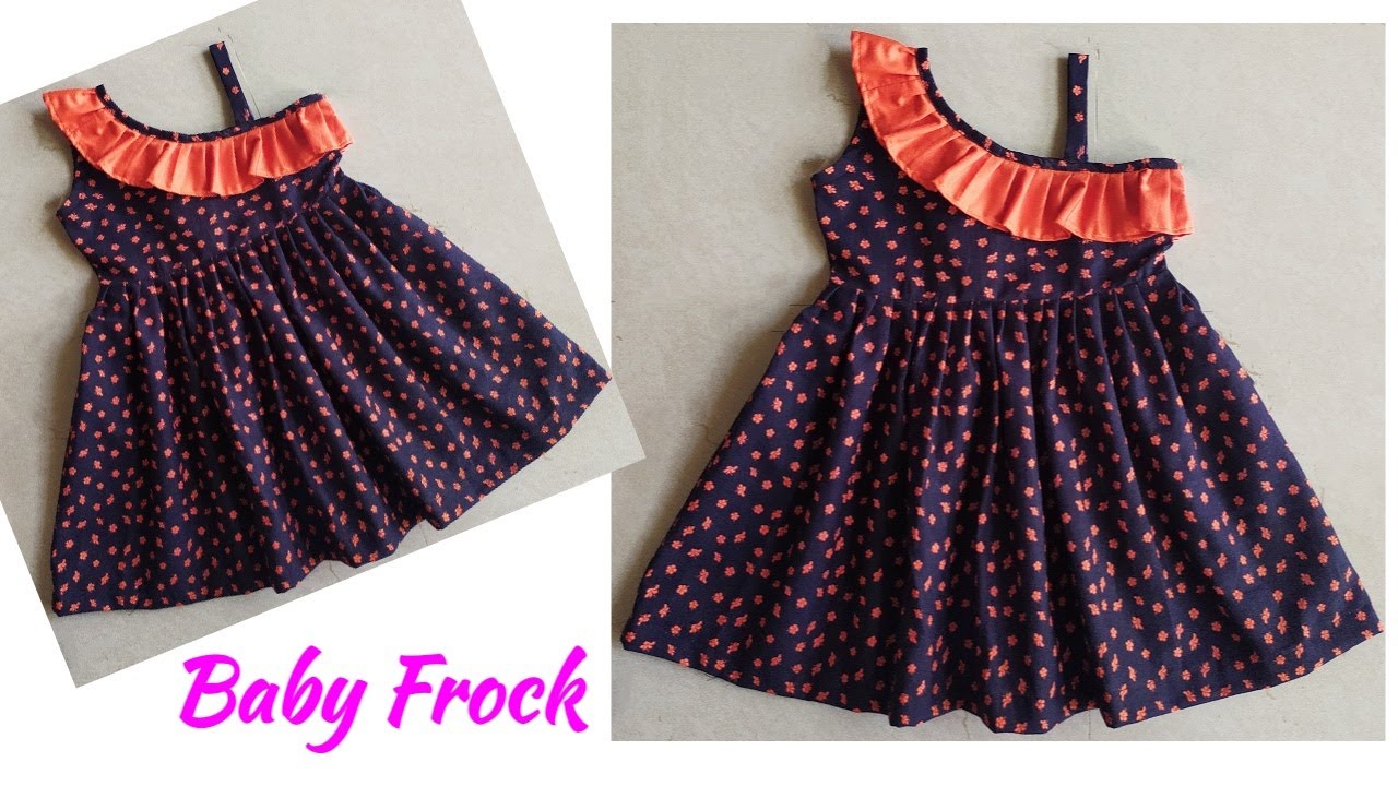 Baby Frock/Layer Baby Frock Cutting and Stitching - YouTube