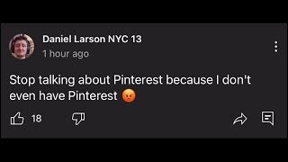 Daniel Larson Continues To Lie About The Pinterest