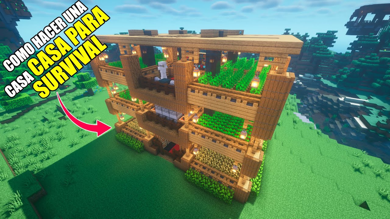 🌀 Como hacer una casa en Minecraft fácil y rápido para survival, 🌀 Como  hacer una casa en Minecraft fácil y rápido para survival, By Supertacotv