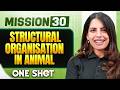STRUCTURAL ORGANISATION IN ANIMAL in ONE SHOT || All Concepts, Tricks &amp; PYQs || NEET 2026