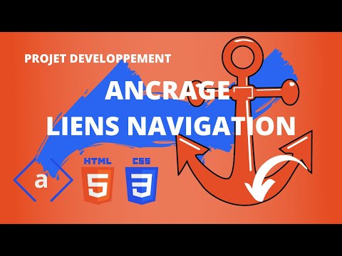HTML CSS Project Course No. 15 HTML CSS Navigation Anchors - HTML CSS tag ID anchor